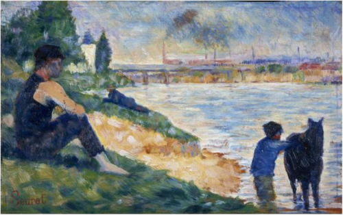A Study for 'Une Baignade', 1883, Georges Seurat