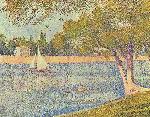 La Seine à la Grande Jatte - Printemps, 1889, Georges Seurat
