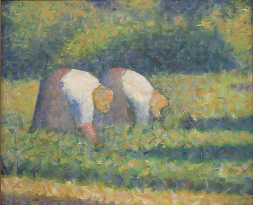 Farm Women at Work, 1882, Georges Seurat