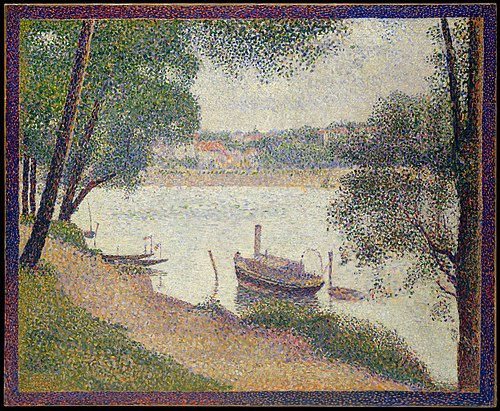 Gray Weather, Grande Jatte, 1886, Georges Seurat