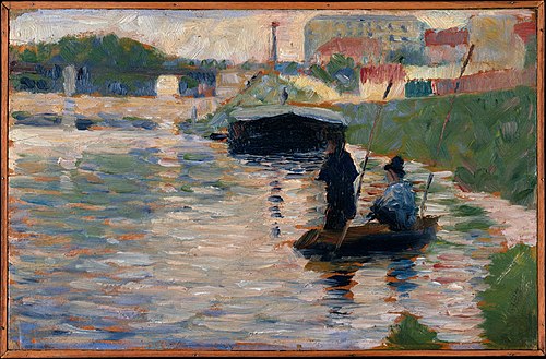 View of the Seine, 1882, Georges Seurat