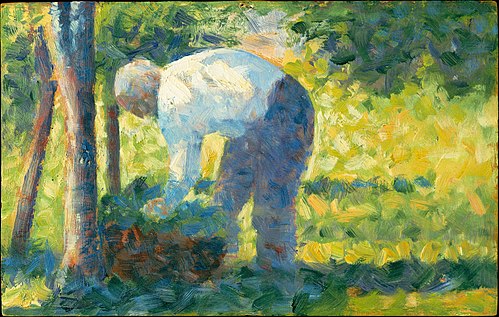 The Gardener, 1882, Georges Seurat