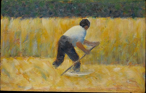 The Mower, 1883, Georges Seurat