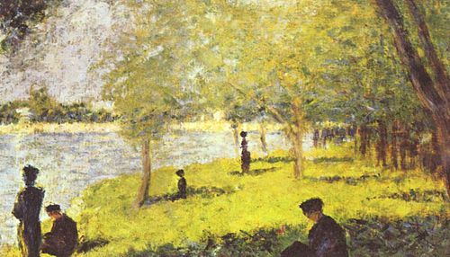 Group of characters, 1884, Georges Seurat