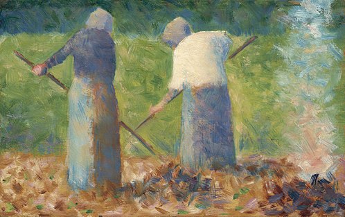 Haymakers at Montfermeil, 1882, Georges Seurat