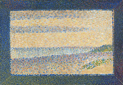 Seascape (Gravelines), 1890, Georges Seurat
