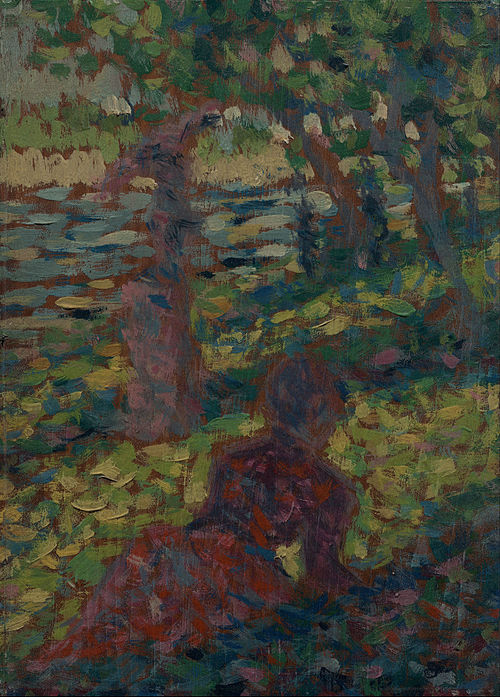 Woman in a Park, , Georges Seurat