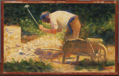 The Stone Breaker, 1882, Georges Seurat