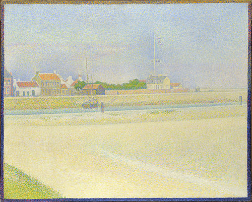 The Channel of Gravelines, Grand Fort-Philippe, 1890, Georges Seurat