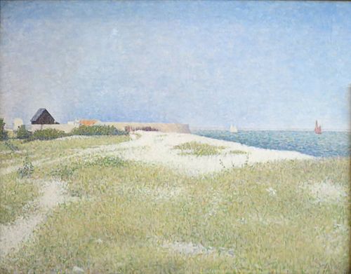 Fort Samson, Grandcamp, 1885, Georges Seurat