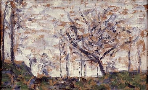 Winter, 1883, Georges Seurat
