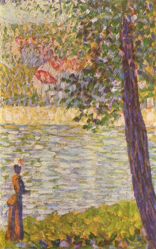 The Morning Walk, 1884, Georges Seurat