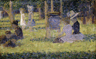 Study for "Bathers at Asnières", 1883, Georges Seurat