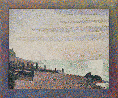 Evening, Honfleur, 1886, Georges Seurat