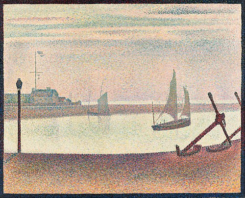 The Channel at Gravelines, Evening, 1890, Georges Seurat