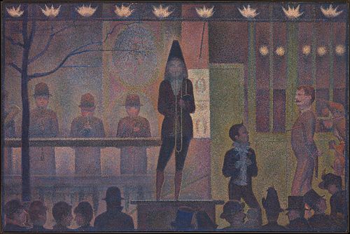 The Circus Parade, 1887, Georges Seurat