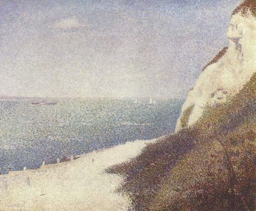 La Grève du Bas-Butin, Honfleur, 1886, Georges Seurat