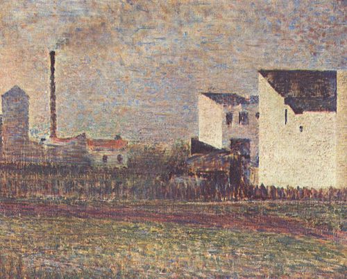La Banlieue, 1881, Georges Seurat