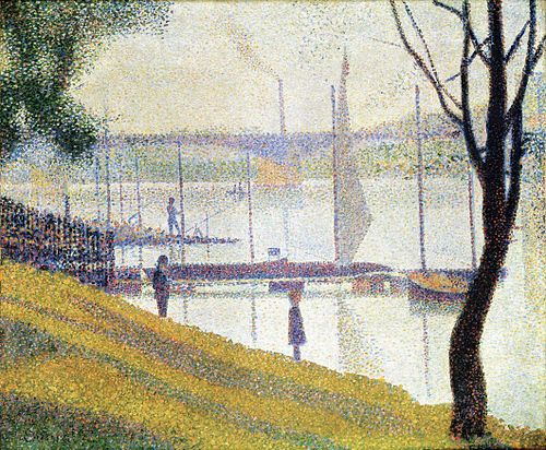 Bridge of Courbevoie, 1880, Georges Seurat