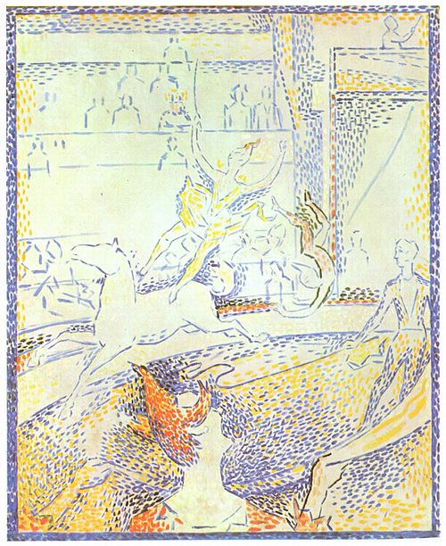 The Circus (Study), 1890, Georges Seurat