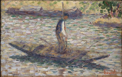 A Fisherman, 1884, Georges Seurat