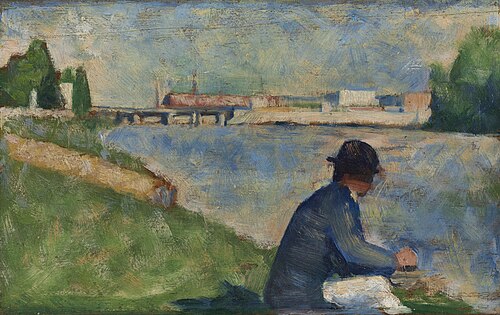 Study for "Bathers at Asnières", 1880, Georges Seurat