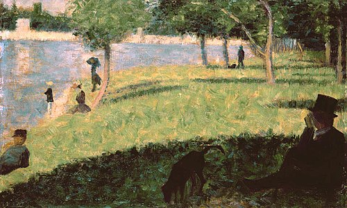 La Grande Jatte (Study VII), 1884, Georges Seurat