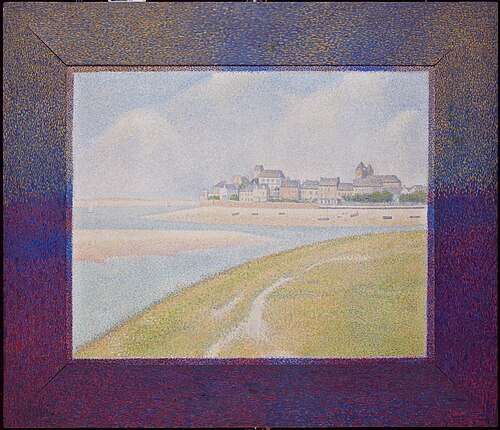 View of Le Crotoy from Upstream, 1889, Georges Seurat