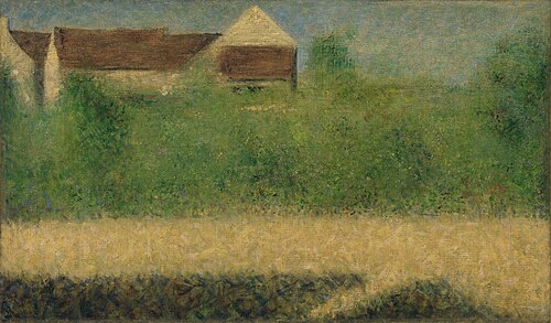 Houses and Garden, 1882, Georges Seurat