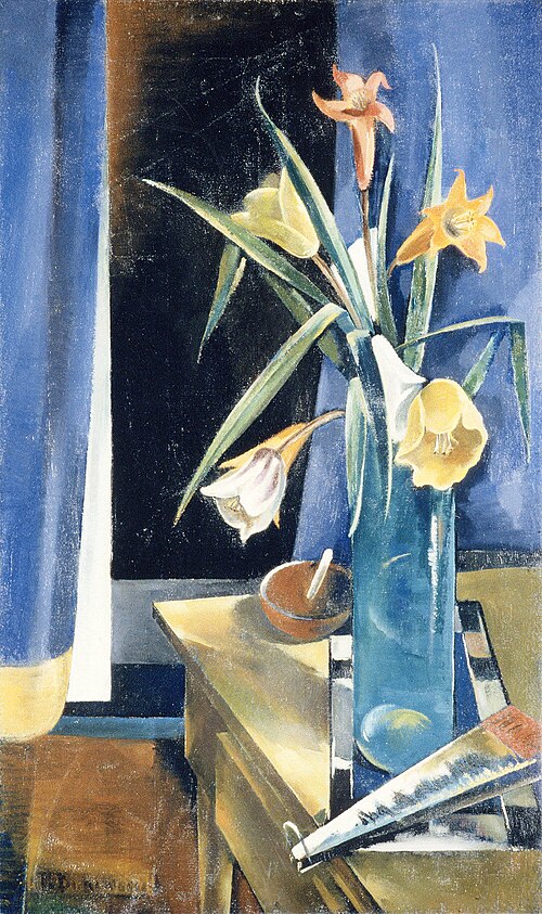 Vase of Flowers, 1926, Preston Dickinson