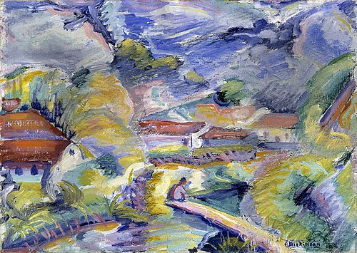 Untitled Landscape, 1918, Preston Dickinson
