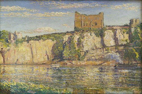 Chepstow Castle, 1907, James Dickson Innes