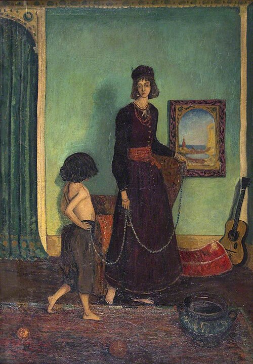 The Bead Chain, 1910, James Dickson Innes