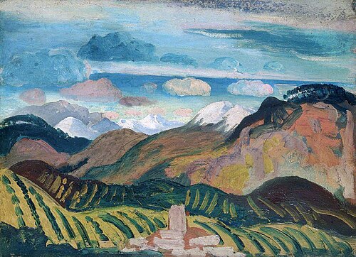 Vernet (Provençal Landscape), 1912, James Dickson Innes