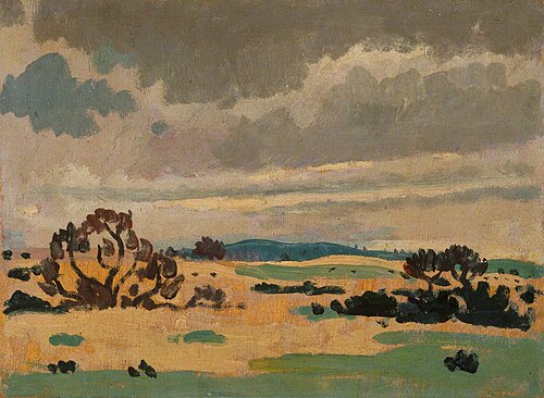 French Landscape, 1911, James Dickson Innes