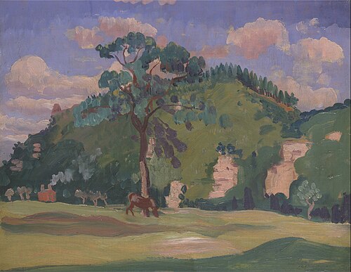 Landscape with a Grazing Horse, 1912, James Dickson Innes