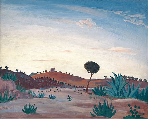 Spanish landscape, 1912, James Dickson Innes