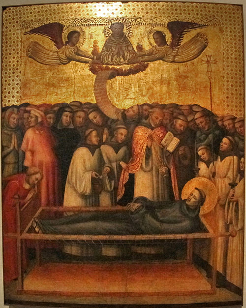 Enterrement de saint François, 1350, Pseudo Jacopino di Francesco