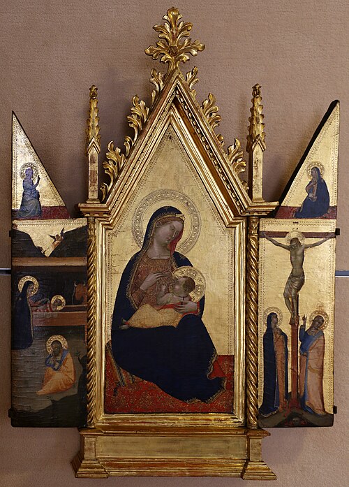 Triptyque, 1350, Puccio di Simone