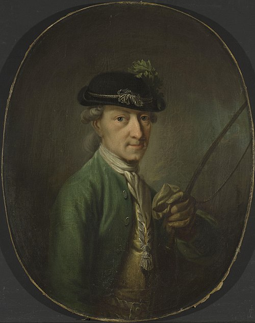 Mann i jegerdrakt, 1777, Christian August Lorentzen