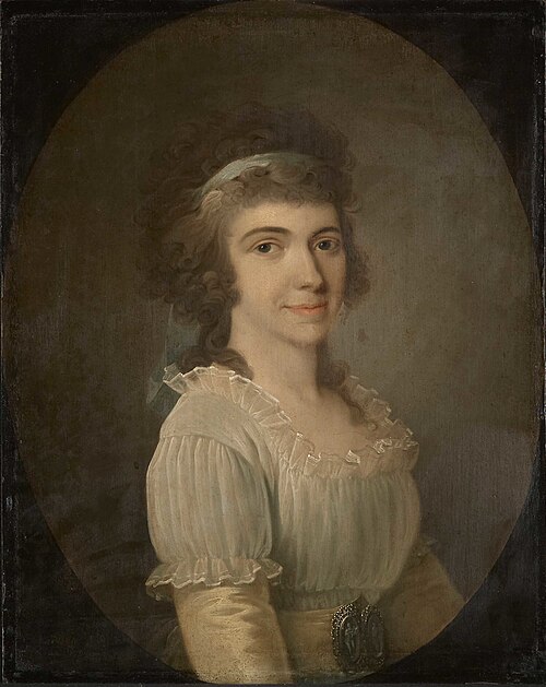 Portrett av Fredrikke Louise Stockfleth, 1792, Christian August Lorentzen