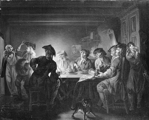 Den politiske Kandestøber, II akt, 2. scene, 1819, Christian August Lorentzen