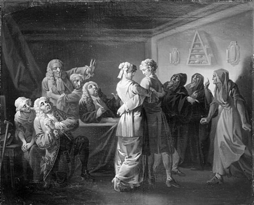 Pernilles korte Frøkenstand, III akt, 7. scene, 1794, Christian August Lorentzen
