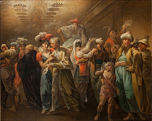 Maskerade. Intermedium, 1813, Christian August Lorentzen