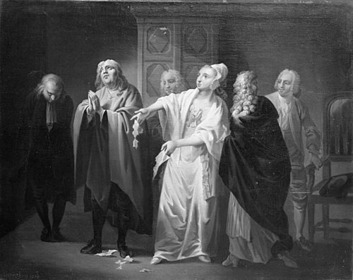 Philosophus udi egen Indbildning, V. akt, 7. scene, 1814, Christian August Lorentzen