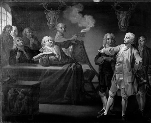 Hekserie eller blind Alarm, V. akt, 1. scene, 1814, Christian August Lorentzen
