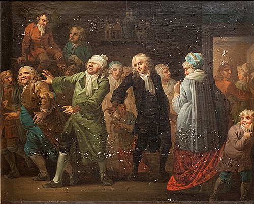 Julestuen, 13. scene, 1814, Christian August Lorentzen