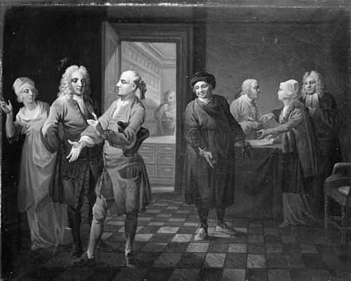 Mester Gert Westphaler, 25. scene, 1815, Christian August Lorentzen