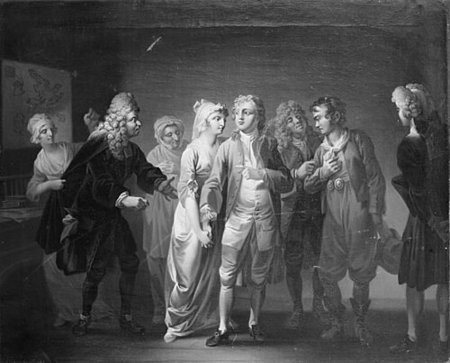 Det lykkelige Skibbrud, IV akt, 6. scene, 1813, Christian August Lorentzen