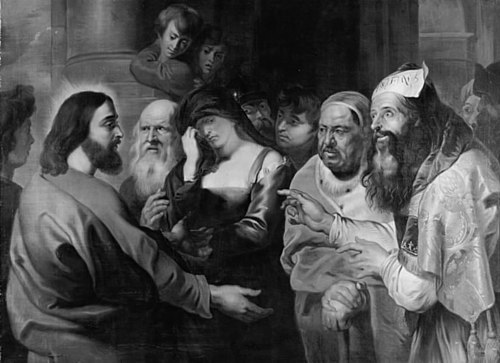 Kristus og synderinden, 1794, Christian August Lorentzen